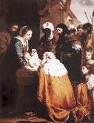 Bartolome Esteban Murillo The adoracion of the Kings oil